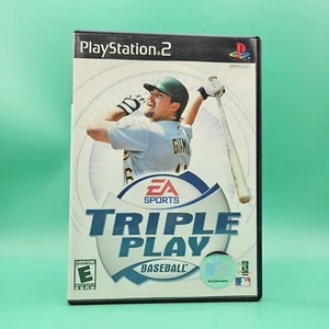 Triple Play 2002 (Playstation 2) PS2 Complete CIB  Game Disc & Manual TESTED - Picture 1 of 3