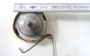 Royal Enfield Tankdeckel messingfarben poliert NO 15941 neue Ausführung 50mm - Bild 1 von 3
