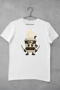 Cappuccino Assassino Italian Brainrot Meme Printed Cotton T-Shirt Top Tee Viral - Bild 1 von 4