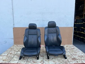 BMW E63 645CI 650I COUPE 2004-2010 OEM FRONT RIGHT & LEFT SEATS SET (BLACK) - Picture 1 of 20