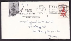 ADVERTISING - HOTEL ALCAZAR 1965, MIAMI, FLORIDA - Picture 1 of 2