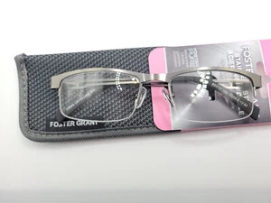 Gafas de lectura con marco para hombre Foster Grant Lamar metal 53□17-140 elige la fuerza - Imagen 1 de 3