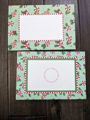 Vtg Mary Engelbreit 17 Photo Christmas Cards Envelopes Peppermint Candy Made USA - Image 1 of 4