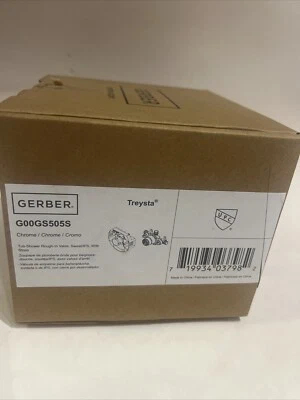Válvula de bañera y ducha cromada Gerber Treysta G00GS505S. Envío gratis Foto 1 de 4