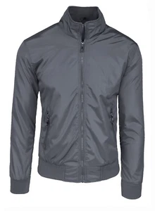 Jacke Herren Freizeitjacke Grau Slim Fit Jacke Frühling Sommer - Bild 1 von 3