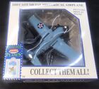 Postage Stamp Model Power Metal Diecast F4F Wildcat Airplane With Display Stand