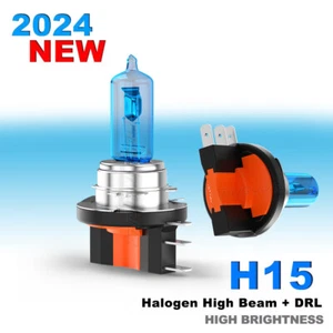 H15 Halogen Headlights High Beam DRL Bulbs For Mercedes-Benz Sprinter 2500 19-20 - Picture 1 of 12