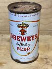 Vtg 50s 60s Flat Top DREWRY'S EXTRA DRY BEER 12 Oz Beer Can SOUTH BEND INDIANA
