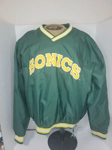 Vntg 1975-1993 Seattle SuperSonics Pullover Warmup Starter Jacket - XL old logo - Picture 1 of 9