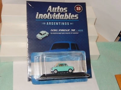 1959 NSU Prinz Diecast Car inolvidables Argentina New Sealed 1/43 USA Seller - Image 1 of 4