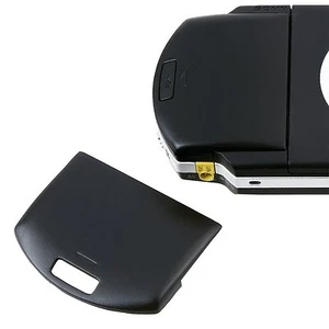 2 Pack Battery Back Door Cover Case Replacement for Sony PSP 1000 Fat Black New - Picture 1 of 3