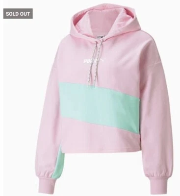 Puma International Beach Hoodie Pink Lady Hoodie Sweatshirt (M) NWT $65 - Image 1 of 4