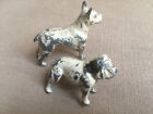 TIMPO Vintage Lead 'My Pets' STAFFORDSHIRE BULL TERRIER & BULLDOGGE wie gesehen