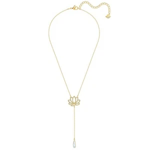Collar Swarovski 5521468 Oro Loto Simbólico Cristales Blancos - Nuevo Sin Caja - Imagen 1 de 4