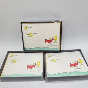 Dr Seuss Baby Shower Annunci Set 30 One Fish Hallmark 2011 - Foto 1 di 8
