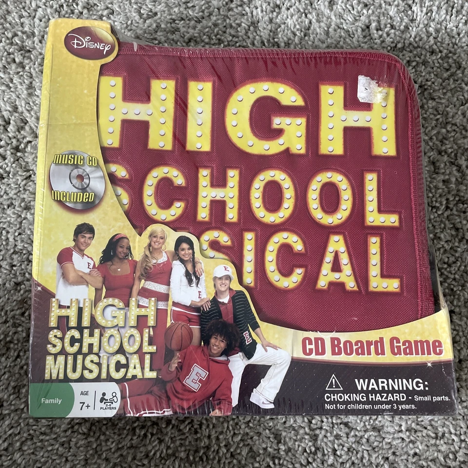 NUEVO Disney High School Musical 2 CD Juego de Mesa # 68013 SELLADO DE FÁBRICA NUEVO EN CAJA Foto 1 de 2