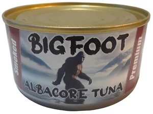 Bigfoot Canned Albacore Tuna - Smoked Albacore - Picture 1 of 2