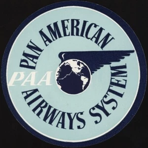 U.S., 1940s. Pan American Airways System Decal - Picture 1 of 1