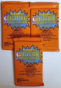 Lot of 3 x Packs of 1994-95 Fleer Basketball Retail Series 2 - Factory Sealed - Picture 1 of 2
