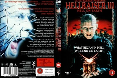 Hellraiser 3 - Hell On Earth (DVD-2000,1-Disc) R 2. Terry Farrell. "GORY MAYHEM" - Image 1 of 4