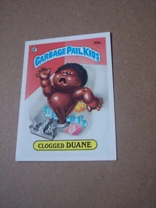 Garbage Pail Kids 1985 obstruido Duane 59a GPK serie 2 OS2 Lindsay/Tessie EX - Imagen 1 de 2