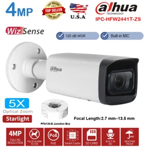 ✅ Dahua IPC-HFW2441T-ZS 8MP 2,7~13,5mm 5x Zoom Starlight IP Kamera SMD+ PoE Mikrofon - Bild 1 von 15