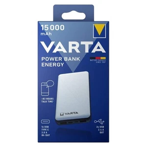 VARTA Power Bank Energy Type 57977 15000Mah Port USB Portable Mémoire Blanc Neuf - Photo 1 sur 8