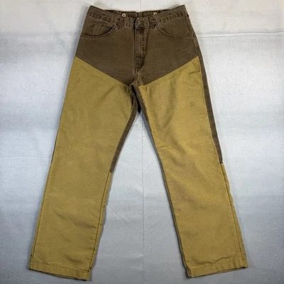 Брюки мужские Wrangler Pro Gear Upland щетка 34x32 коричневые холщовые Duck PG101NB - Изображение 1 из 4