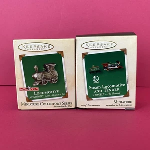Hallmark Andenken Weihnachtsschmuck Dampflok & Tender + Lokomotive  - Bild 1 von 2