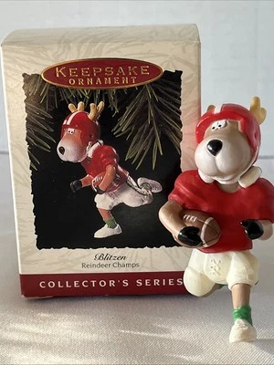 1993 Hallmark Keepsake Christmas BLITZEN Collectors Series Ornament NIB - Image 1 of 4