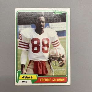 Freddie Solomon, 1981 Topps, #148, San Francisco 49ers - Imagen 1 de 2