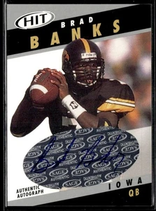 Autógrafo Sage Hit 2003 Brad Banks Iowa Hawkeyes #A37 - Imagen 1 de 2