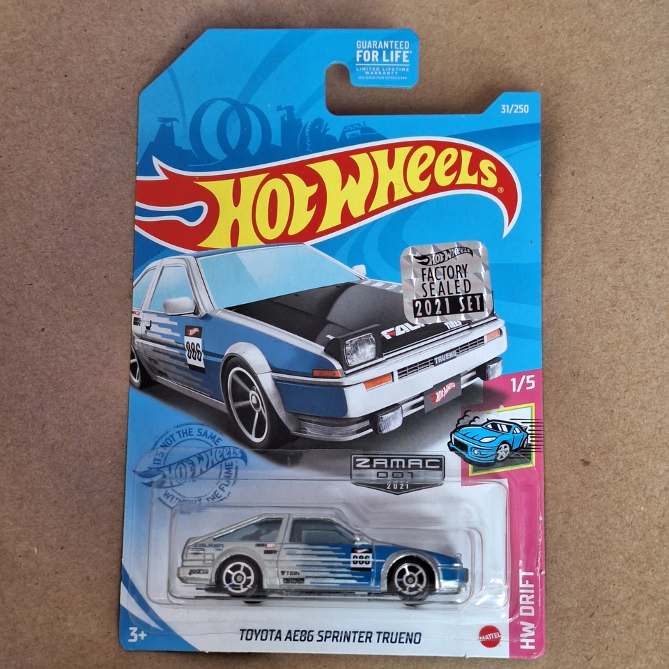 2021 Hot Wheels Toyota AE-86 Sprinter Trueno Zamac MUITO RARO - Imagem 1 de 1