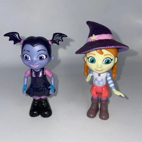 DISNEY JUNIOR Vampirina 4" Figurines Cake Toppers Vampirina and Phoebe Cover