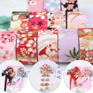 25 Yards 4cm Wide Cotton Blend Floral Binding Tape DIY Sew Craft Japanese Style - Picture 1 of 24