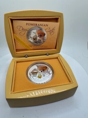 Fiji 2013 2$ Dogs & Cats My Little Puppy ""Dogue de Bordeaux"" 1 Oz Silver Coin - Image 1 of 3