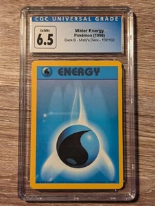 Pokemon 1999 Mazzo Allenatore B Energia Acqua #102 CGC 6.5 Mazzo Nebbioso - Foto 1 di 2