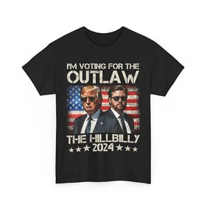 Vintage T-Shirt I'm Voting For The Outlaw And The Hillbilly 2024 - Bild 1 von 9