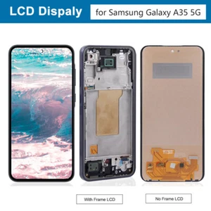 For Samsung Galaxy A35 5G LCD Display Touch Screen Digitizer Frame Replacement - Bild 1 von 14