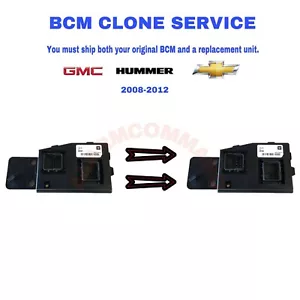 BCM Body Control Module Clone Programming SERVICE For 08-12 Colorado H3 Canyon - Picture 1 of 1