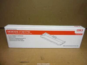 OKI 44173405 Microline 5720 5790 Black Printer Ribbon Original NEW NEU NUOVO - Afbeelding 1 van 3