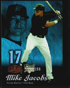 2004 Flair Showcase UD Legacy Mike Jacobs (Marlins) RC SP 066/150 RARE Mint+ - Picture 1 of 2