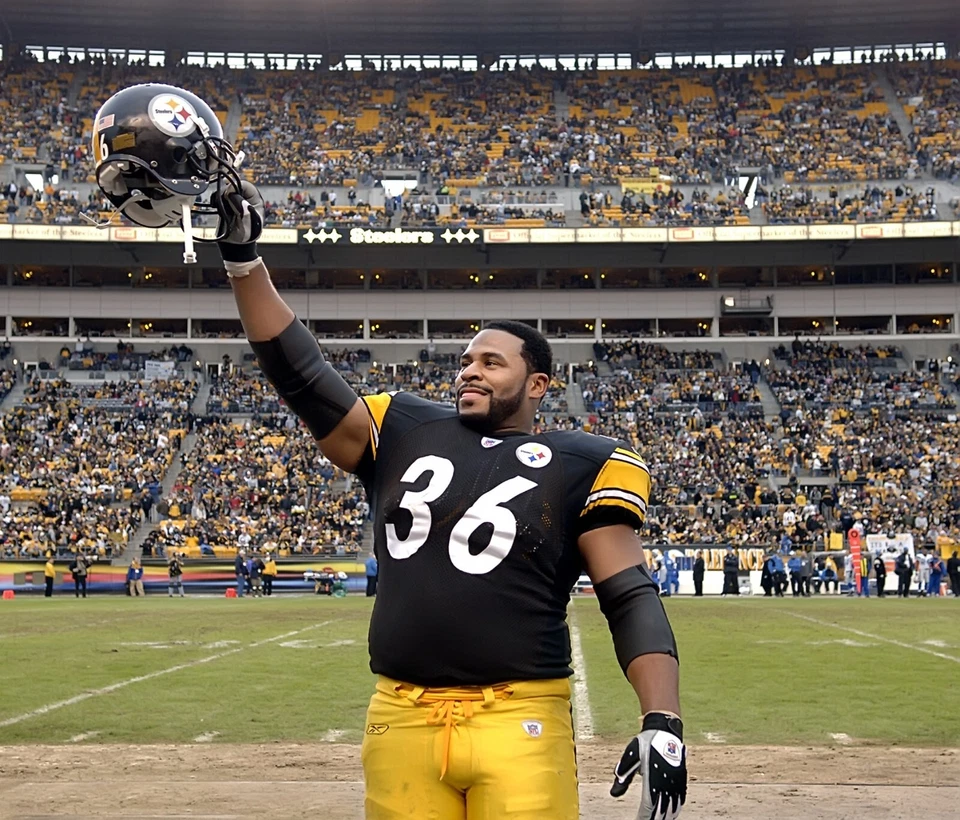 Pittsburgh Steelers Jerome Bettis 8x10 foto NFL fútbol americano impresión #3 Foto 1 de 1