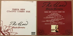 THE USED Rare 2003 Set of 2 DOUBLE SIDED PROMO POSTER FLAT for Maybe CD MINT - Picture 1 of 1