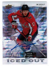 2020-21 Upper Deck Allure Iced Out Blue Auto Jakub Vrana #IO-3