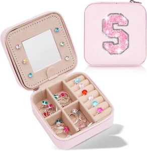 Travel Jewelry Case - Personalized and Aesthetic Jewelry Organizer for Women, Tr - Picture 1 of 12
