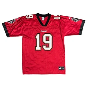 Vintage Keyshawn Johnson Tampa Bay Buccaneers Puma Jersey Size Mens Large - Picture 1 of 6