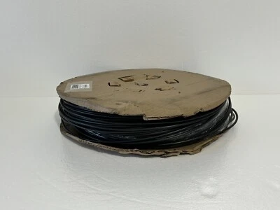 Alpha Wire FIT 105 3/16" Heat Shrink PVC Tubing 1000FT Spool Black - New - Image 1 of 4
