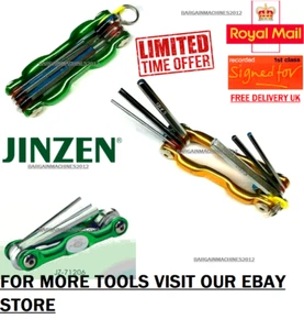  JINZEN 6 PIECE FOLDING HEXAGON ALLEN WRENCH JZ-71206 - Picture 1 of 4