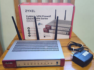 Zyxel USG20W-VPN Wireless/Wired (10/100/1000) 4 Port SPI Firewall Router w/ Box